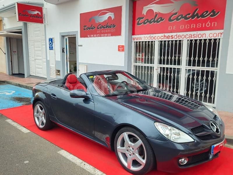 Gris / plata Usado 2010 Mercedes SLK200 Descapotable | 13.500 € (Buen precio) - Imagen 1/4