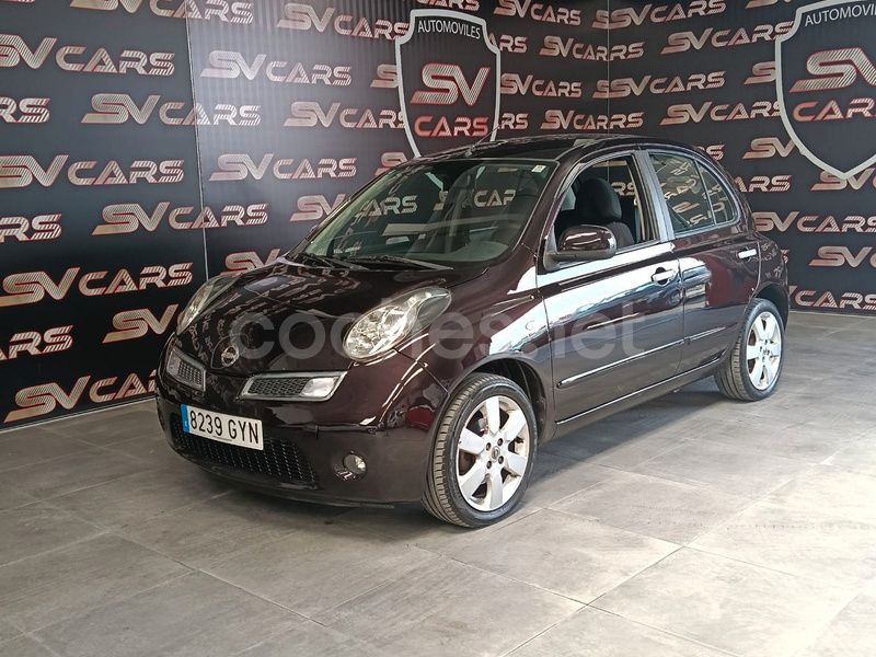 Violeta / lila Usado 2010 Nissan Micra Visia Utilitario | 6500 € (Precio justo) - Imagen 1/4