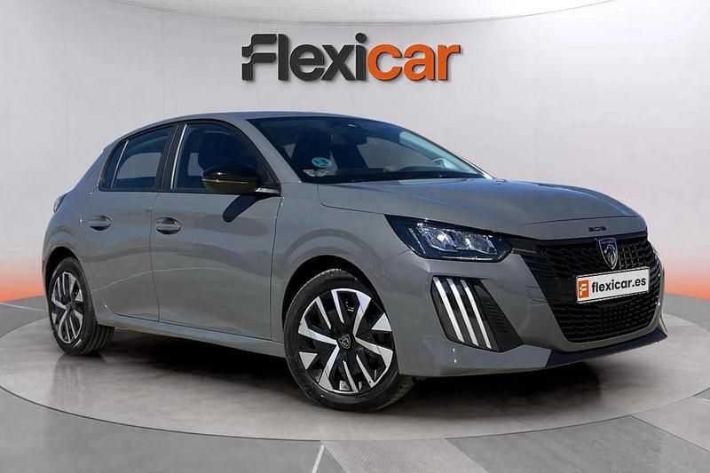 Gris Usado 2024 Peugeot 208 Active Utilitario | 13.390 € (Buen precio) - Imagen 1/4