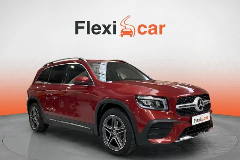Rojo Usado 2021 Mercedes GLB200 AMG line SUV | 30.490 € (Super precio) - Imagen 1/4