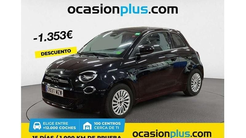 Negro Usado 2022 Fiat 500e Action Utilitario | 11.819 € (Buen precio) - Imagen 1/4