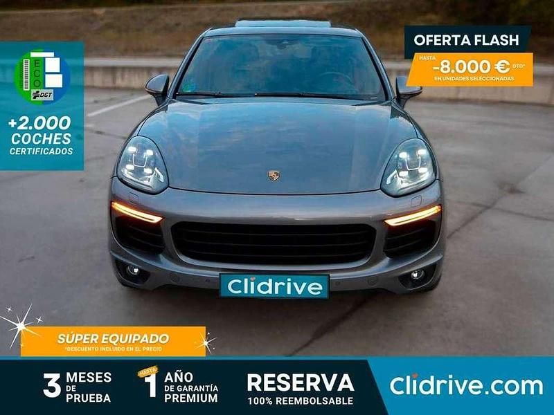 Gris Usado 2015 Porsche Cayenne S E-Hybrid SUV | 33.690 € (Precio justo) - Imagen 1/4