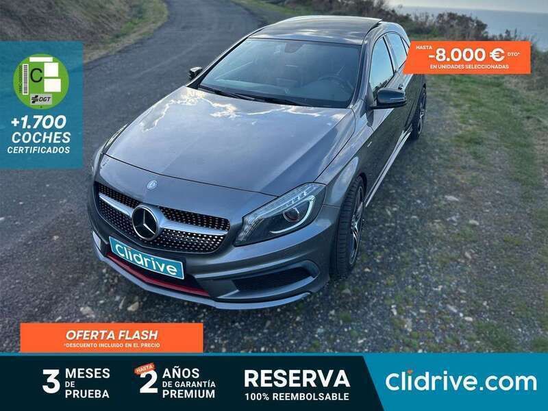 Gris Usado 2014 Mercedes A250 Berlina | 21.390 € (Precio justo) - Imagen 1/3
