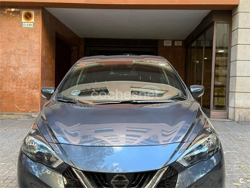 Gris / plata Usado 2021 Nissan Micra Acenta Berlina | 12.800 € (Precio justo) - Imagen 1/4