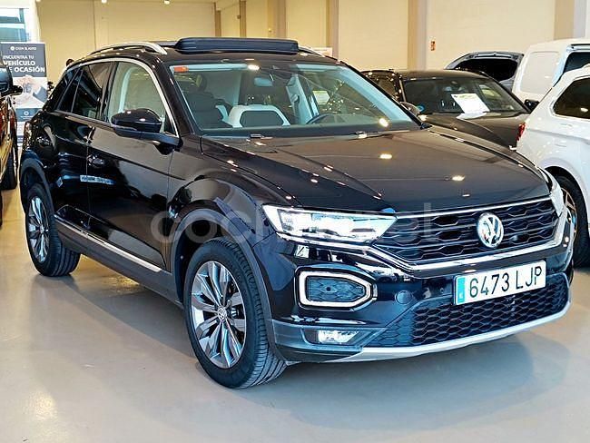 Usado VW T-Roc Sportline 150 CV (110 kW) 2020 Negro SUV