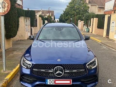 Azul Usado 2021 Mercedes GLC200 SUV | 37.000 € (Precio justo) - Imagen 1/4