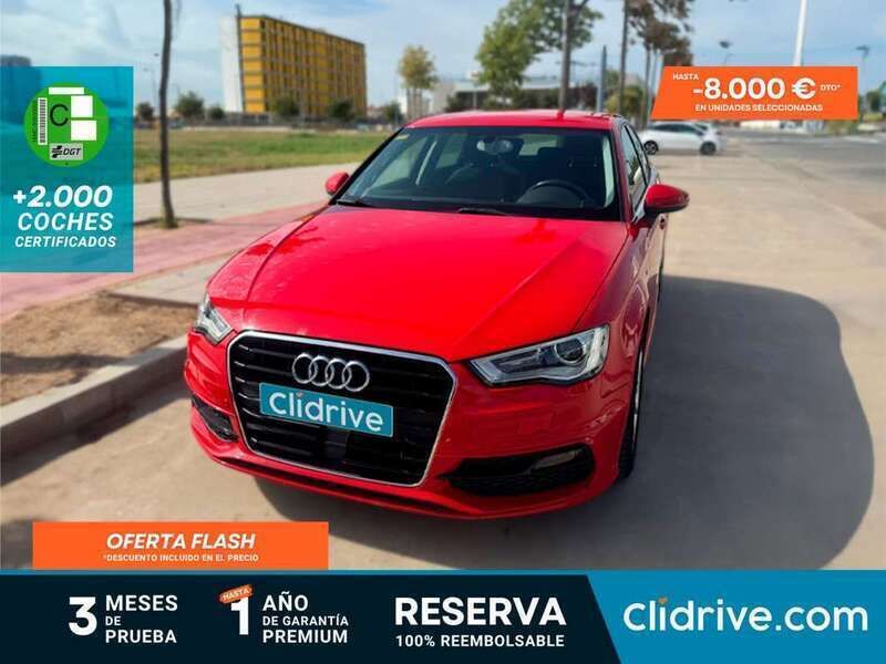 Rojo Usado 2015 Audi A3 Sportback Attraction Utilitario | 11.790 € (Precio justo) - Imagen 1/3
