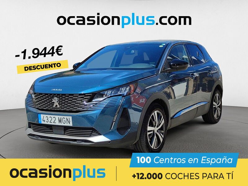 Azul Usado 2023 Peugeot 3008 Allure SUV | 20.490 € (Un poco caro) - Imagen 1/4