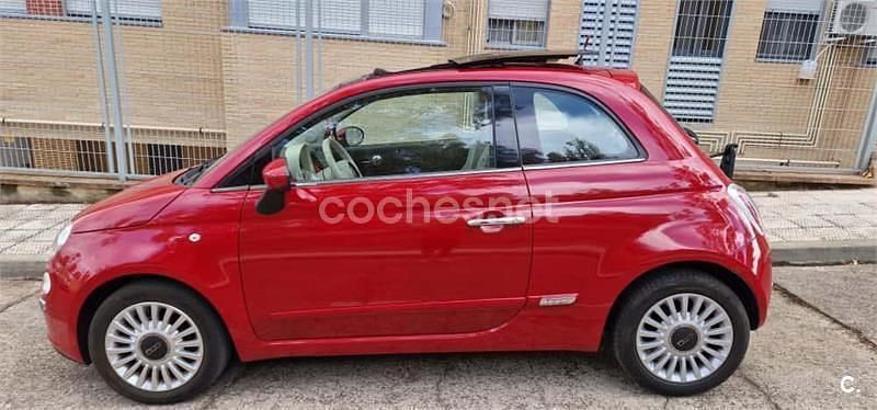 Usado Fiat 500 Lounge 69 HP (50 kW) 2011 Vermelho Sedan