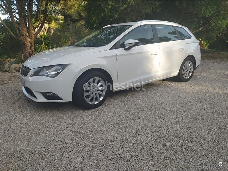 Blanco Usado 2015 Seat Leon ST Ecomotive Familiar | 10.500 € (Un poco caro) - Imagen 1/4