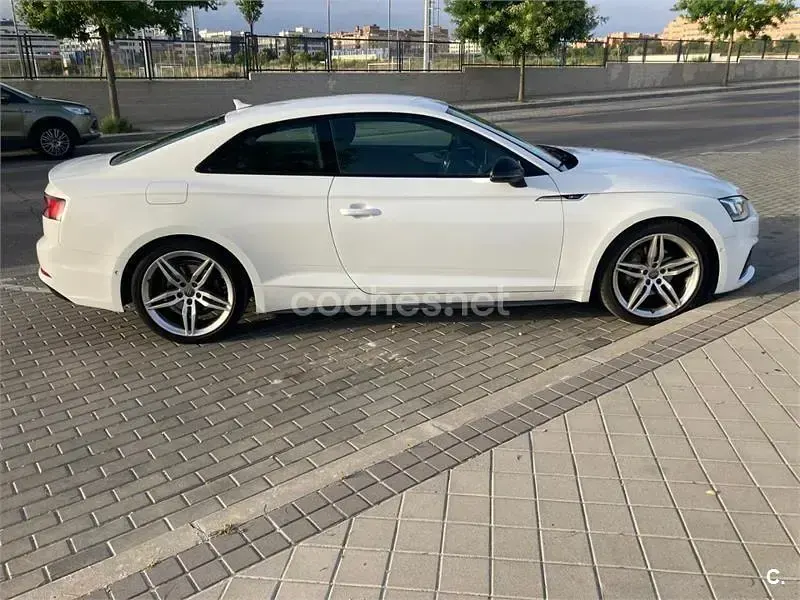 Usado Audi A5 S-Line 190 CV (139 kW) 2018 Blanco Coupe