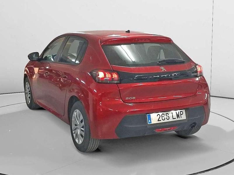 Usado Peugeot 208 Active 75 CV (55 kW) 2022 Rojo Utilitario