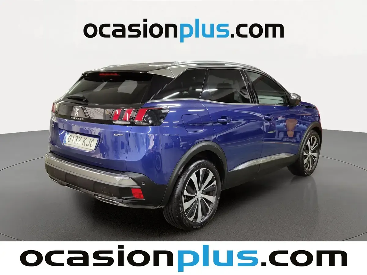 Usado Peugeot 3008 GT 181 CV (133 kW) 2018 Azul SUV