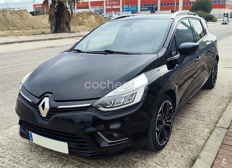 Negro Usado 2018 Renault Clio GrandTour Zen Familiar | 8490 € (Precio justo) - Imagen 1/4