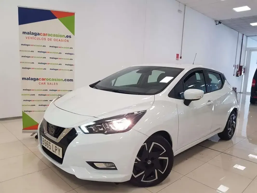 Usado Nissan Micra Acenta 92 CV (67 kW) 2021 Blanco Utilitario