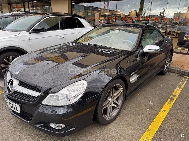 Negro Usado 2008 Mercedes SL350 Descapotable | 25.000 € (Precio justo) - Imagen 1/4