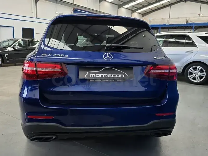 Usado Mercedes GLC250 204 CV (150 kW) 2018 Azul SUV