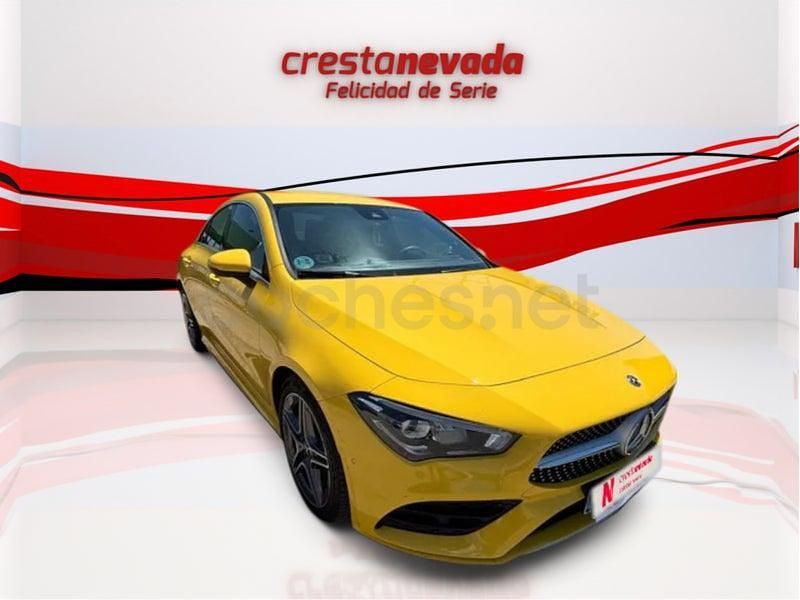 Usado Mercedes CLA200 150 CV (110 kW) 2020 Amarillo Berlina