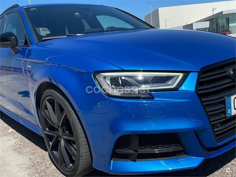 Usado Audi A3 150 CV (110 kW) 2017 Azul Berlina