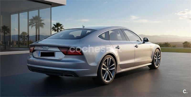 Usado Audi A7 Sportback Premium 272 CV (200 kW) 2014 Gris / plata Utilitario
