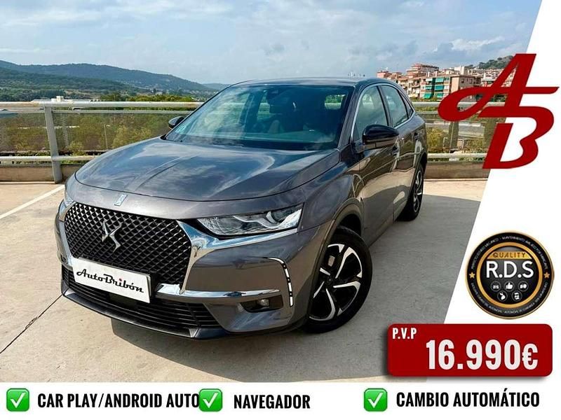 Gris Usado 2021 DS Automobiles DS7 Crossback Chic SUV | 16.990 € (Precio justo) - Imagen 1/4