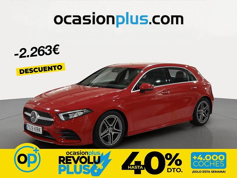 Usado Mercedes A180 116 CV (85 kW) 2018 Rojo Berlina