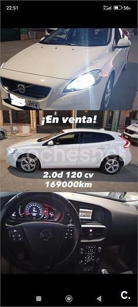 Blanco Usado 2015 Volvo V40 Kinetic Familiar | 15.000 € (Caro) - Imagen 1/2