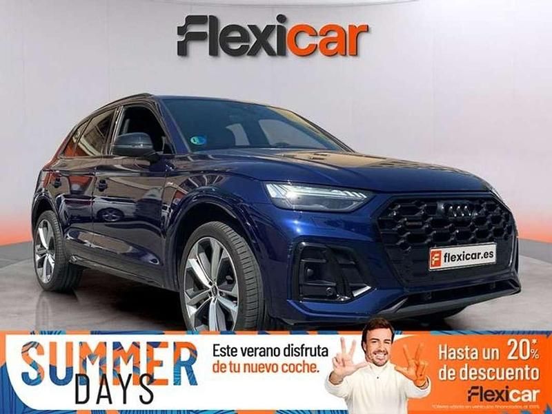 Azul Usado 2021 Audi Q5 SUV | 31.490 € (Buen precio) - Imagen 1/4