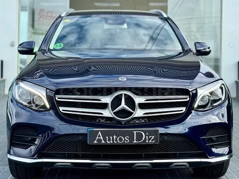 Usado Mercedes GLC250 204 CV (150 kW) 2018 Azul SUV