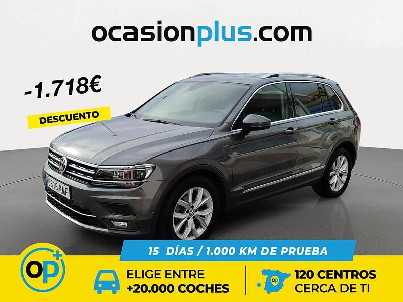 Gris Usado 2018 VW Tiguan Sportline SUV | 18.900 € (Precio justo) - Imagen 1/4