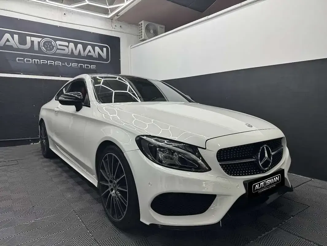 Usado Mercedes C180 155 CV (114 kW) 2016 Blanco Coupe