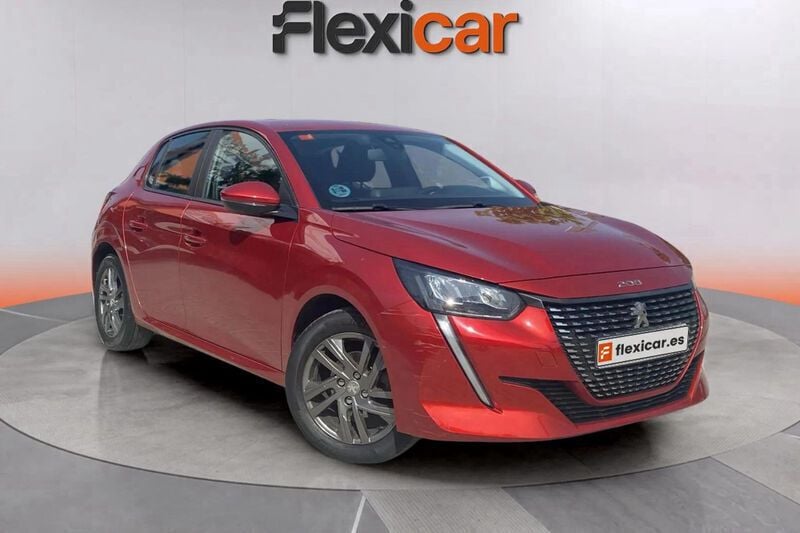 Rojo Usado 2021 Peugeot 208 Active Utilitario | 10.290 € (Buen precio) - Imagen 1/4