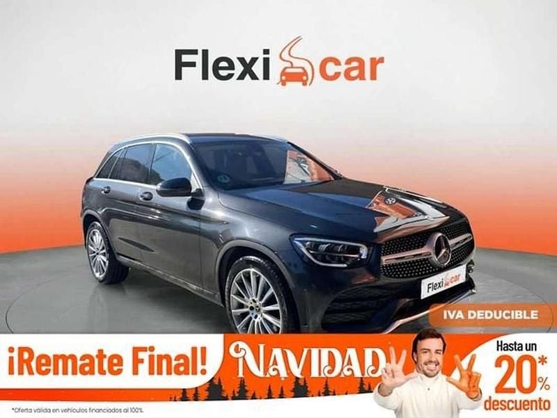 Gris Usado 2021 Mercedes GLC220 SUV | 35.990 € (Precio justo) - Imagen 1/4