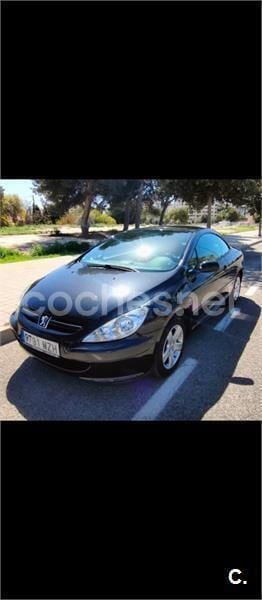 Negro Usado 2005 Peugeot 307 CC Descapotable | 4990 € (Precio justo) - Imagen 1/4
