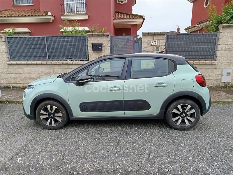 Usado Citroën C3 Feel 82 CV (60 kW) 2019 Verde Utilitario
