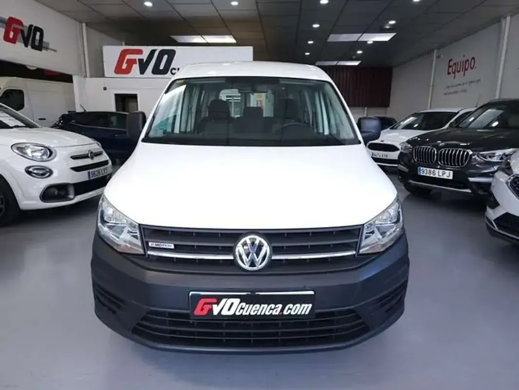 Usado VW Caddy 122 CV (89 kW) 2016 Blanco Monovolumen