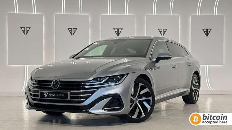 Usado VW Arteon R-line 218 CV (160 kW) 2021 Plateado Familiar