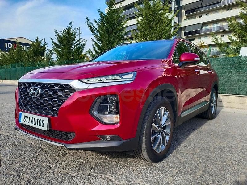 Usado Hyundai Santa Fe 185 CV (136 kW) 2019 Granate SUV