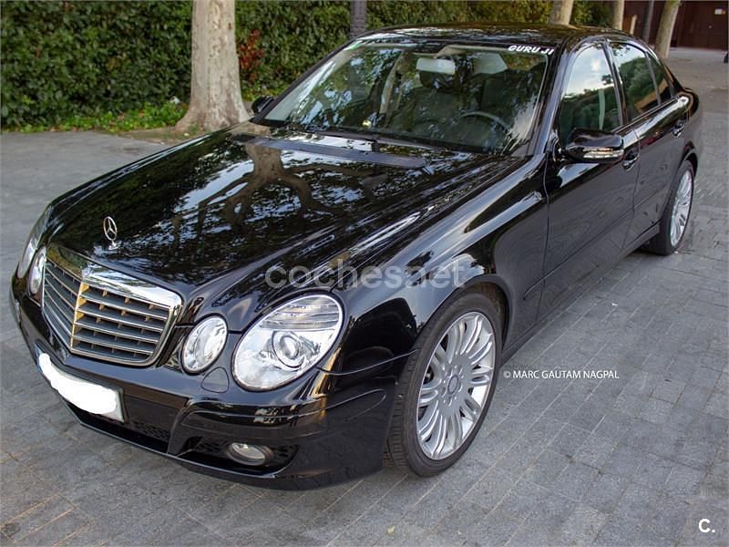 Usado Mercedes E220 170 CV (125 kW) 2008 Negro Berlina