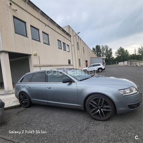 Usado Audi A6 225 CV (165 kW) 2007 Gris / plata Familiar