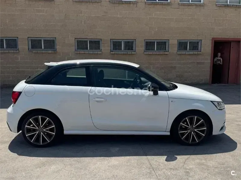 Usado Audi A1 S-Line 116 CV (85 kW) 2016 Blanco Utilitario
