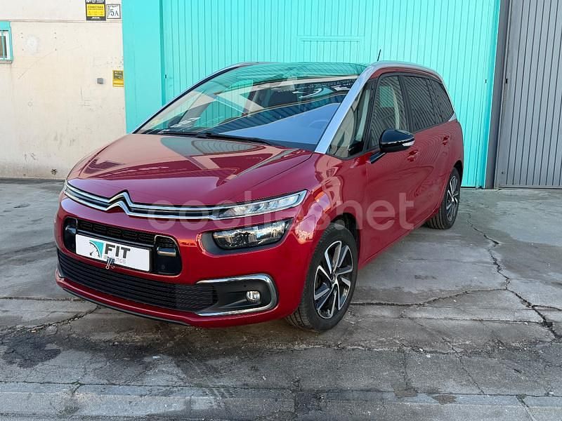 Granate Usado 2021 Citroën C4 SpaceTourer Shine Monovolumen | 17.299 € (Un poco caro) - Imagen 1/4