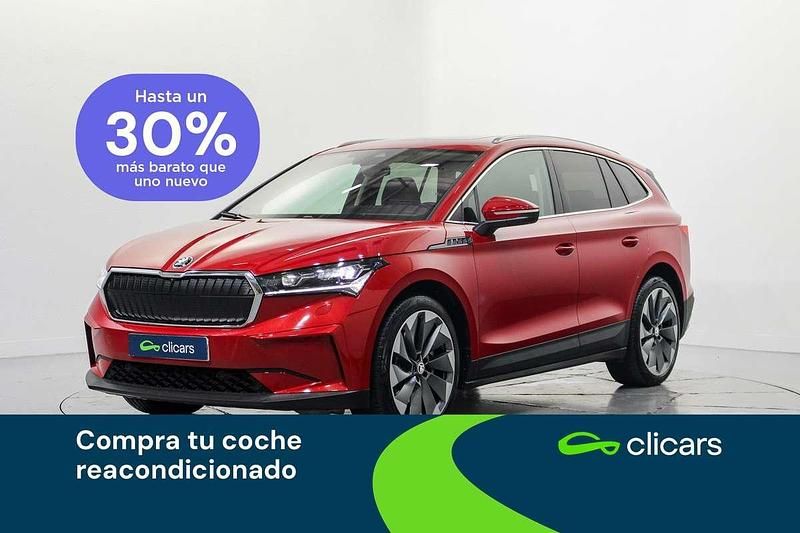 Rojo Usado 2021 Skoda Enyaq iV SUV | 25.490 € (Super precio) - Imagen 1/4