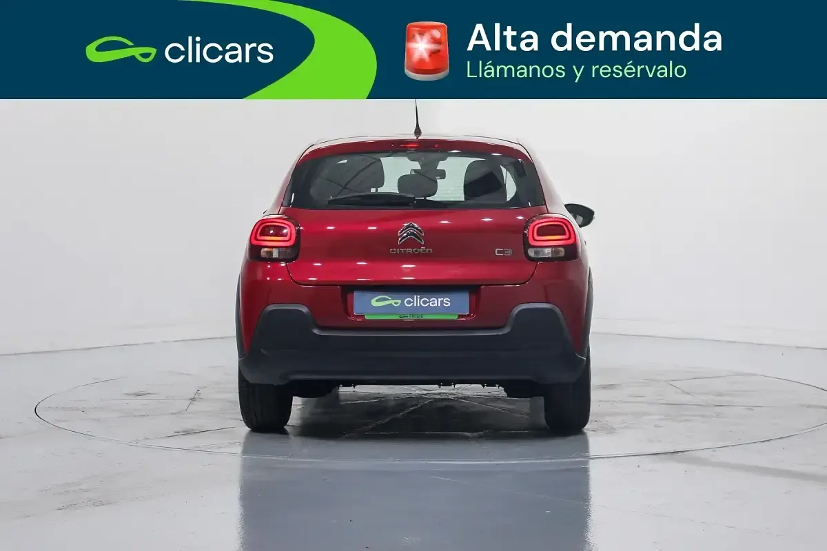 Usado Citroën C3 Feel 110 CV (80 kW) 2018 Rojo Utilitario