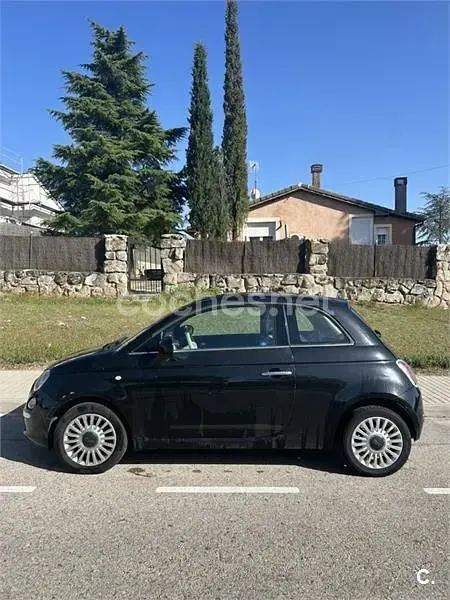 Usado Fiat 500 Lounge 69 CV (50 kW) 2014 Negro Berlina