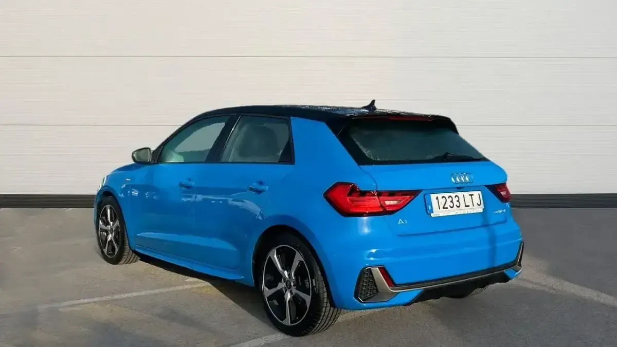 Brugt Audi A1 Sportback S-Line 110 HK (80 kW) 2021 Blå Hatchback
