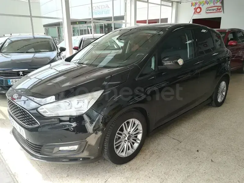Usado Ford C-MAX Trend 125 CV (91 kW) 2015 Negro Monovolumen