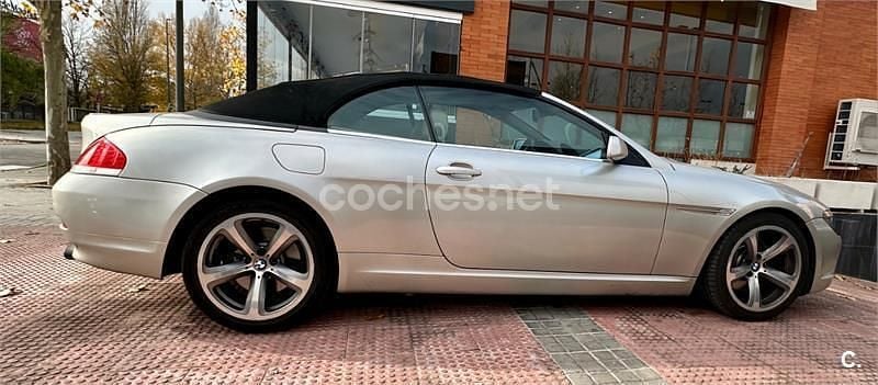 Usado BMW 645 Cabriolet 333 CV (244 kW) 2004 Gris / plata Descapotable
