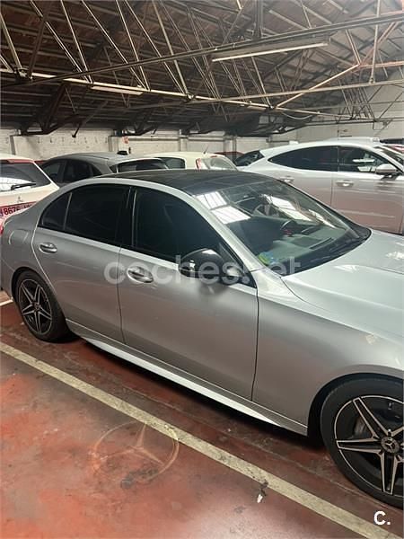 Usado Mercedes C200 160 CV (117 kW) 2021 Gris / plata Berlina