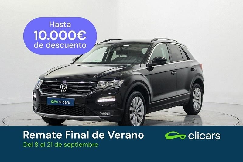 Negro Usado 2021 VW T-Roc Advance SUV | 20.990 € (Precio justo) - Imagen 1/4